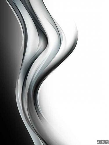 Awesome Black White Waves Design