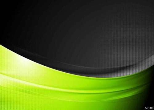Green and black wavy background