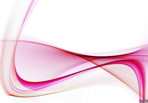 Abstract pink waves on white background