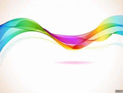 Abstract colorful background with wave