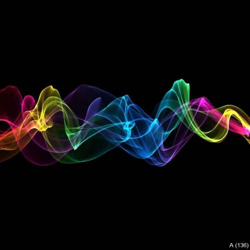 abstract ribbon waves