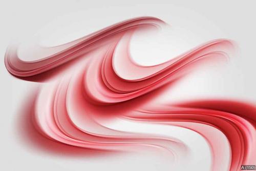 Elegant Red Waves