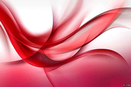 Abstract Red Waves Background