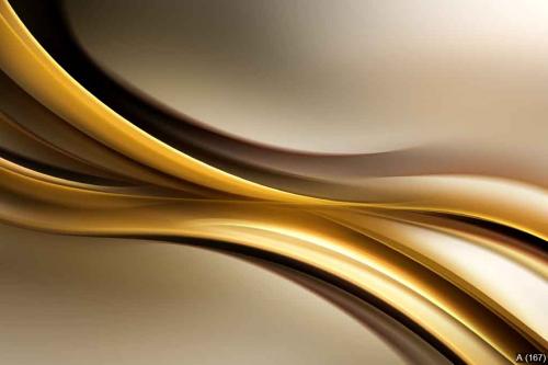 Elegant abstract background with gold lines and waves. Compositi
