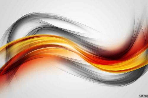 Awesome Colorful Waves Abstract Background