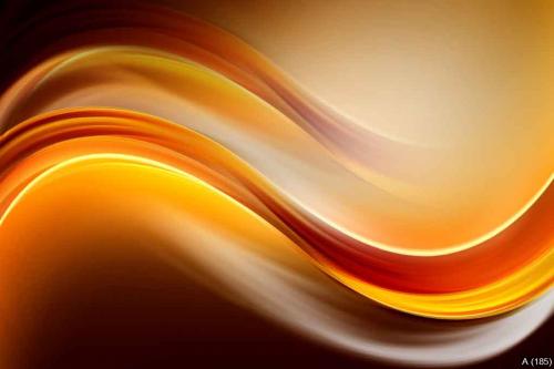 Modern Abstract Gold Orange Wave Design Background