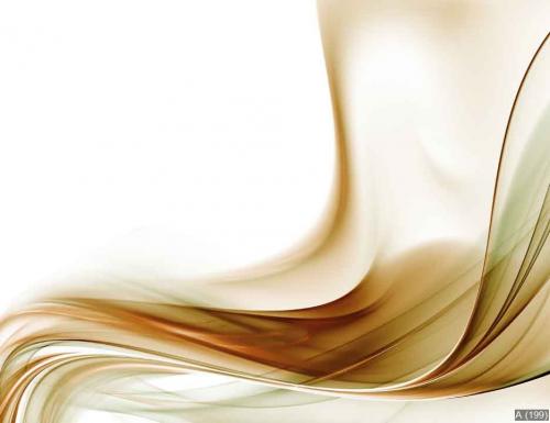 Abstract gold fractal waves