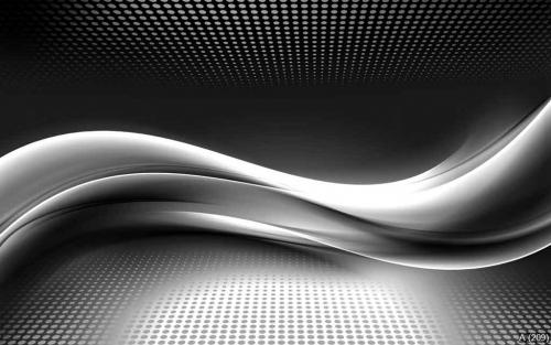 Trendy abstract raster waves background for design. Modern digit