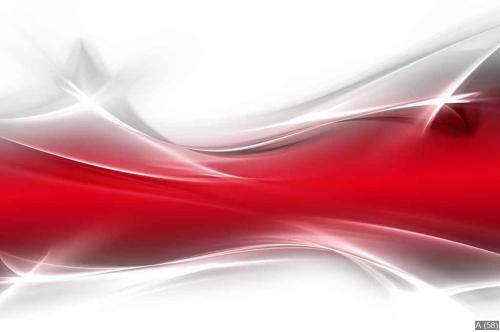 Abstract shine red fractal waves