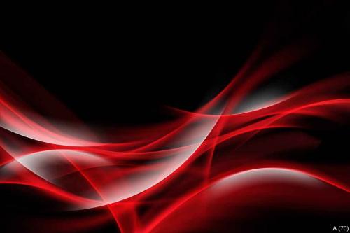 Elegant Red Waves