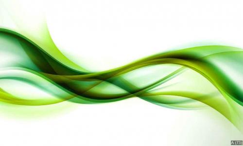 abstract green wave background