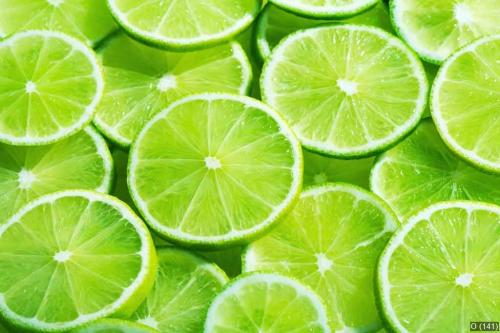 Lime slices background