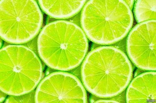 Lime slices background