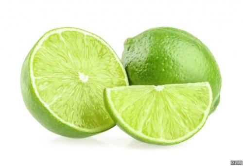 Lime isolated