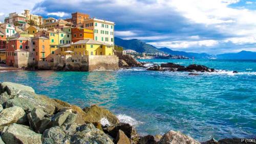 Boccadasse, a district of Genoa in Italy