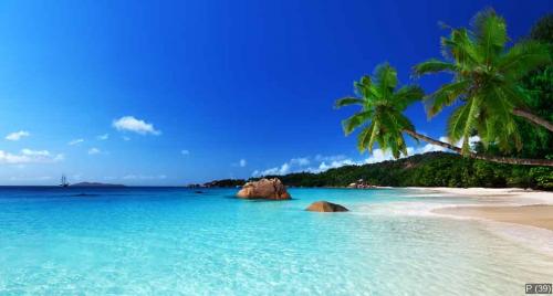 Anse Lazio beach at Praslin island, Seychelles