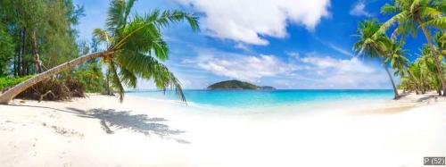 Panorama of the tropical beach in Thailand