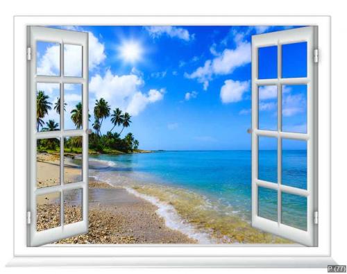 Ocean view window